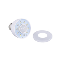 Geagood 9w Skd capteur d'induction sonore, capteur de mouvement infrarouge intelligent Pir ampoule Led 110v 220v E27 B22 3w 5w 7w PC blanc AC 20 80 0.5