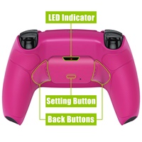 Carte de mise à niveau et coque arrière redessinée et fixation du bouton arrière Palettes arrière Rise V3 Remap Kit pour manette PS5 BDM-030/040/050
