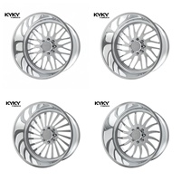 Roues forgées monobloc pour roue arrière, à déport profond et polies, pour Chevrolet Silverado 2500 3500, dimensions 20x10, 22x12, 24x14, entraxes 8x170, 8x180, 8x6.5, 8x165.1