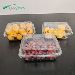 <span class=keywords><strong>Caja</strong></span> de Embalaje Transparente Desechable de Plástico PET de Grado Alimenticio Personalizada para Frutas - Product Image 1