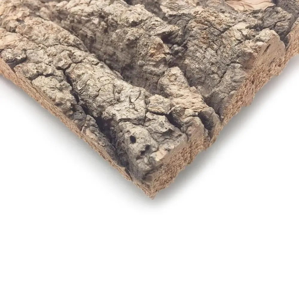 LEECORK-fondo plano de corcho de corteza virgen, 10cm de ancho x 30cm de longitud, corteza de corcho natural para Terrario de reptiles
