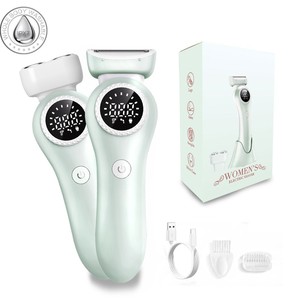 Rasoio Elettrico Senza Fili per Donne, Ricaricabile, Indolore, Trimmer per Zona Bikini, Depilatore Impermeabile per Viso/Ascelle - Product Image 1
