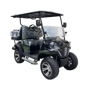 Novo carrinho de golfe personalizado de 2 4 6 8 lugares com bateria de lítio para família e parque de diversões
