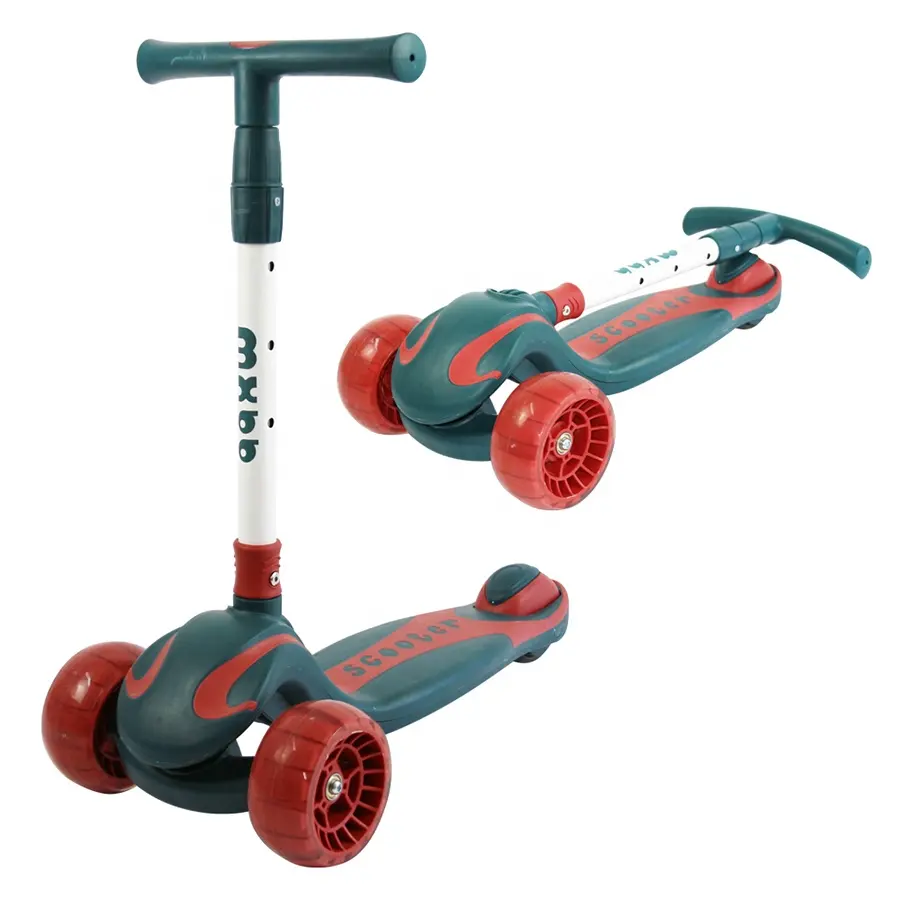 Scooter para niños Mini 3 ruedas de PU intermitentes diseño Popular patinete para niños/3 ruedas scooters juguetes para bebés