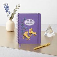 Carnet de planification budgétaire personnalisé en cuir/PVC avec reliure spirale, journal de croissance, organiseur financier imprimé sur mesure