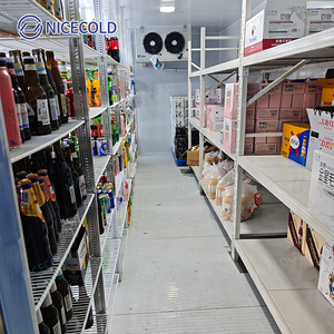 酒类商店步入式冷藏室，配有透明玻璃门，可在商业零售空间存放啤酒、葡萄酒、苏打水和饮料 - Product Image 2