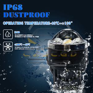 New siêu sáng đèn sương mù Ống kính 3inch bi LED ống kính máy chiếu Led Đèn Pha Bóng Đèn LED Đèn sương mù cho xe phổ - Product Image 5