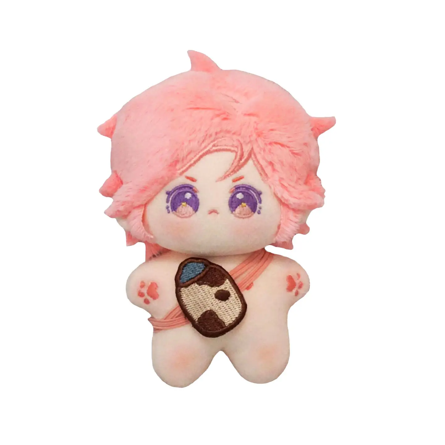 Hoge Kwaliteit Schattige Kleine Mini Knuffel Pluche Sleutelhanger Custom 5Cm/10Cm Staande Katoenen Pop Pop Idol Pluche Pop