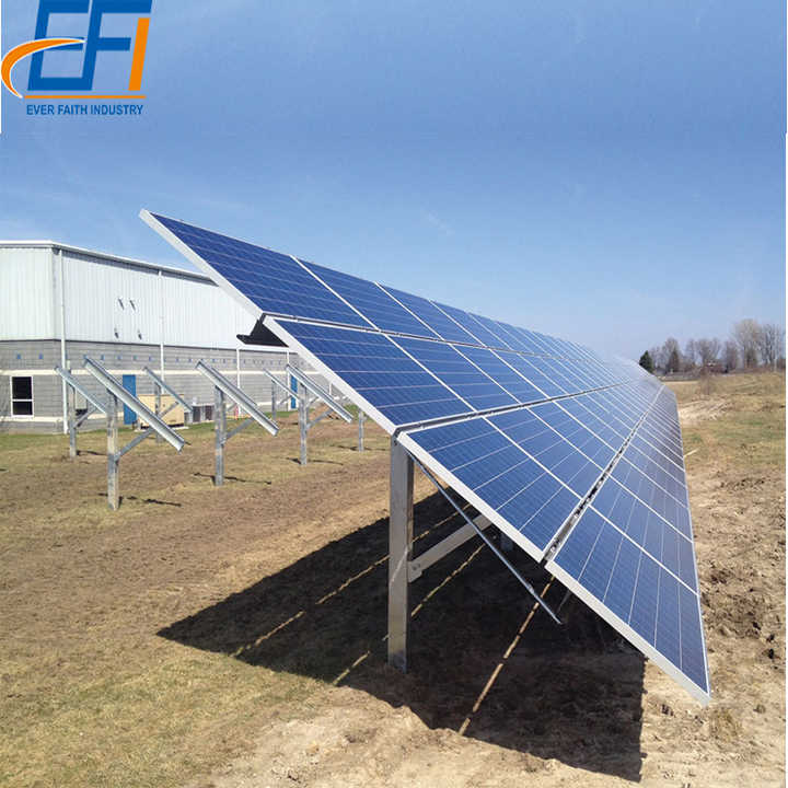 Pv Support Frame Galvanized Steel Unistrut PV Tilt Mounting Frame - Solar Support