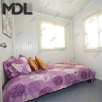 Villa basse de luxe de 3 chambres à coucher Maison moderne modulaire isolée thermiquement pour appartement Cottage préfabriqué