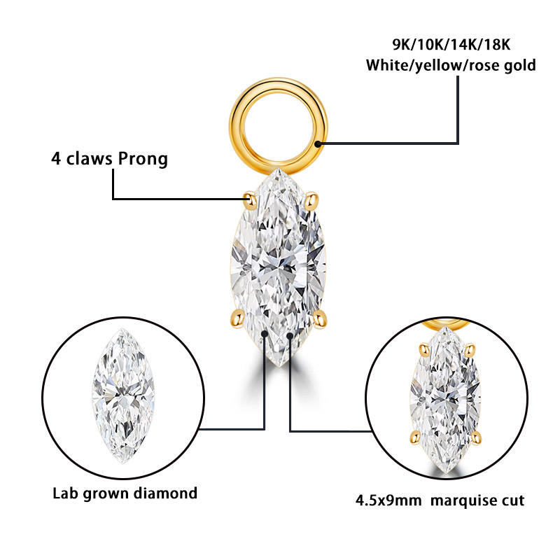 marquise 4.5*9mm