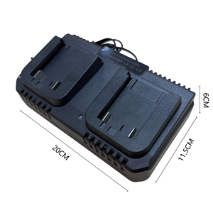 Compatible con la batería de herramienta eléctrica Dartek de 2 puertos, cargador rápido de iones de litio de 21V 1A-3A, 2 vías, eléctrico, 100-220V / Certificado FCC/CE/ROHS - Product Image 5
