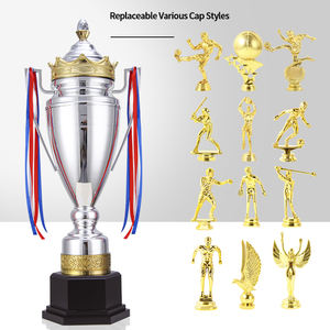 Jinzun ถ้วยรางวัลกีฬาชุบทองเหรียญเงินบาสเก็ตบอลเกมมงกุฎใหญ่แจกของรางวัล - Product Image 2