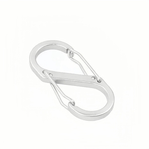 Nite IZE S-Biner Double mousqueton en acier inoxydable et aluminium, taille universelle # 4 Olives Fabriquées aux États-Unis - Product Image 3