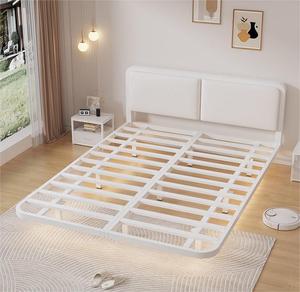 Cadre de lit en métal robuste, taille double, pas besoin de <span class=keywords><strong>sommier</strong></span>, cadre de lit plateforme en fer robuste pour chambre <span class=keywords><strong>à</strong></span> coucher - Product Image 5