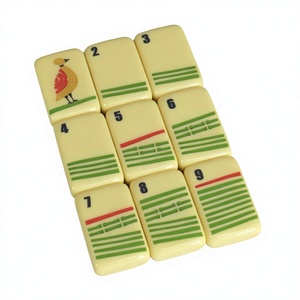 Juego de Mahjong Americano Gris de Lujo Personalizado, 160 Fichas, Acrílico de 4 Capas, Grabado UV, Ecológico, Duradero, OMM, Juego de Viaje y Entretenimiento - Product Image 4