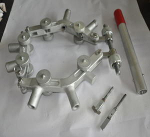 เครื่องมือโรตารี่แบบพกพาสำหรับท่อพลาสติก PE/PVC ขนาด 160-200 มม. ใช้ในโรงงาน/งานก่อสร้าง/ท่อส่ง - Product Image 3