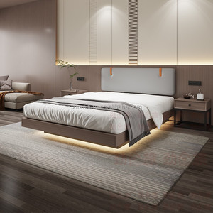 Premium 3-5 Star Modern Hotel Furniture Bundle Including King Size Bed With USB Port and Nightstands for Motel Star-rated - Product Image 1