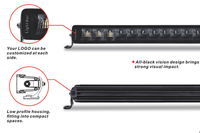 Barre lumineuse LED à une seule rangée sans cadre anti-éblouissement de 120 W et 32 pouces pour camion tout-terrain 4x4