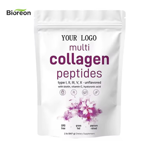 Vente en gros usine : Mélange multi-collagène types I, II, III, V, X avec canneberge, <span class=keywords><strong>acide</strong></span> <span class=keywords><strong>hyaluronique</strong></span>, biotine et vitamine C - Product Image 2