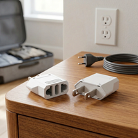 Adaptateur de prise de voyage Suisse UE Europe vers États-Unis USA Japon Taïwan Corée Convertisseur de courant AC