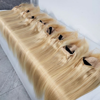 Peluca de cabello 100% humano para mujer, postizo de encaje Frontal Hd, 13x6, 13x4, 30 pulgadas, rubia sin pegamento, 613 Hd