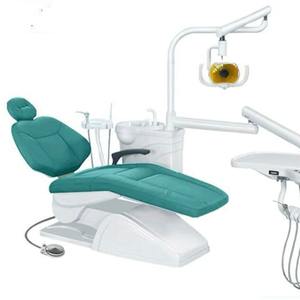 Fauteuil dentaire électrique T-80 avec crachoir en céramique vert, éclairage LED Lusu, marque domestique Foshan - Product Image 2