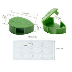 10 Pezzi/Sacchetto Clip per Piante Rampicanti in Plastica ABS Autoadesive, Fibbia Stabile per Supporto Foglie e Viti da <span class=keywords><strong>Giardino</strong></span> - Product Image 4