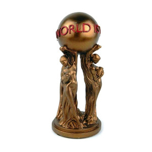 WeiVista Bronze Color Resin Goddness Statue Replica Collectibles Unique Gifts Crafts