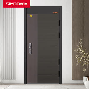 <span class=keywords><strong>Porte</strong></span> extérieure moderne <span class=keywords><strong>de</strong></span> luxe en fonte <span class=keywords><strong>d</strong></span>'aluminium antivol <span class=keywords><strong>Entrée</strong></span> simple avec application extérieure <span class=keywords><strong>de</strong></span> <span class=keywords><strong>sécurité</strong></span> - Product Image 3