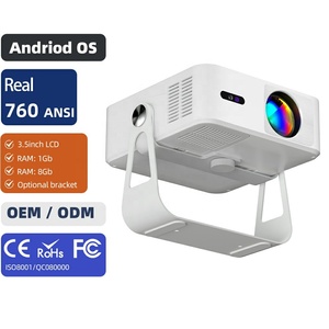 Projecteur Android OS AUN A005 Smart TV 4K Ready Courte Focale 1080P LCD WIFI 6 Bluetooth 5 Haute Luminosité CE ROHS Vision Diurne Google Auto - Product Image 1