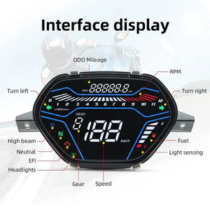 Compteur de vitesse LCD pour moto Honda Wave100 EX5 Italika CD110 - Product Image 3