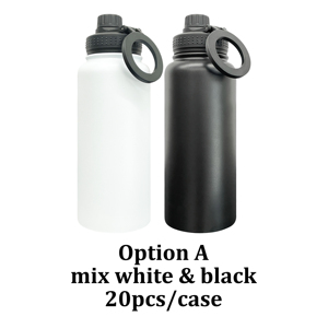 Stainless Steel Powder Coated Vacuum Insulated Copper Plated 32Oz Water Bottle <b>Phone</b> <b>Holder</b> With Magnetic <b>Rings</b> Flip Straw - Product Image 3