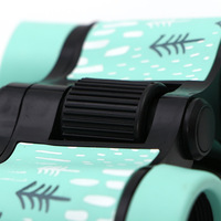 Jumelles compactes 4x30 avec poignée en caoutchouc antidérapante, télescope pliable pour enfants, jouets pour enfants