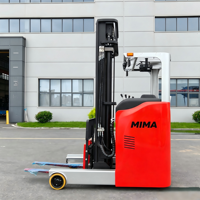 Chariot élévateur multidirectionnel MIMA 1.6T 2T 2.5T 3T, transpalette électrique assis, hauteur de levage maximale 12,5 m