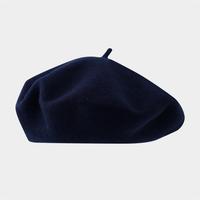 Béret en Laine Personnalisé pour Femme, Sans Bord, Extensible, Taille Unique, Couleur Unie, Style Japonais Vintage, Chaud Automne Hiver, Vente en Gros OEM ODM