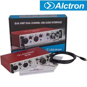 Dual Channel USB การ์ดเสียงภายนอก <span class=keywords><strong>Alctron</strong></span> U48แปลงสัญญาณปลั๊กแอนด์เพลย์ที่ใช้ในการถ่ายทอดสดสตูดิโอบันทึก - Product Image 5