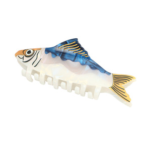 Kreative, Niedliche, Modische Haarklammer mit Ozean-Thema: Kleiner Fisch, Hummer, Schildkröte aus Acryl für Kinder-Haaraccessoires, Werbegeschenk - Product Image 6