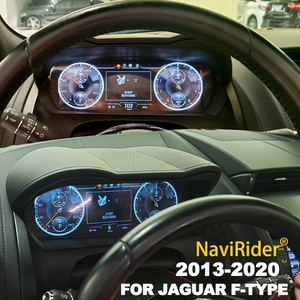 แผงหน้าปัดดิจิตอล LCD สำหรับ Jaguar F-Type ปี 2013-2020 พร้อม GPS, แผงหน้าปัด Carplay, ห้องนักบินเสมือน, มาตรวัดความเร็ว, มาตรวัดระยะทาง ขนาด 12.3 นิ้ว - Product Image 1