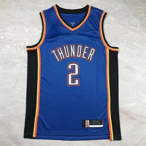 Wholesale High Quality Men Nbaing Basketball Jersey Okc Thunder Shirt Gilgeous-Alexander 2 New Heat-sealed Jerseys