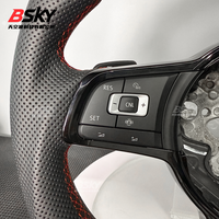 Volant en cuir perforé pour Volkswagen MK7 Golf 7 GTI Passat Polo Scirocco 2014-2018 GTD GTS GTE GLI R-Line R CC MK6