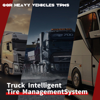 Capteur de pression des pneus en temps réel QQr pour camions, TPMS interne avec plus de 6 ans d'autonomie de la batterie, suivi GPS, Bluetooth 5.0 pour camions