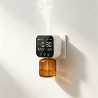 Diffuseur d'arômes mural commercial sans eau, nébuliseur, écran WiFi, application, moniteur de température et d'humidité intérieure, machine à parfum