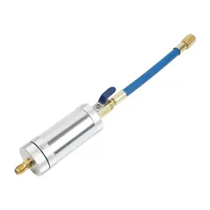 1/4 "SAE maschio e femmina pneumatico R134A compressore olio colorante iniettore AC R12 R22 olio aria condizionata HVAC strumento refrigerante