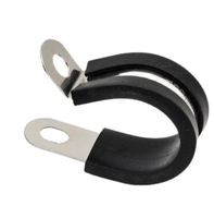 Collier de serrage en caoutchouc en acier inoxydable, facile à utiliser, de haute qualité, pour tuyaux et flexibles