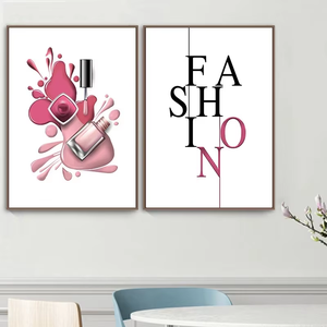 Лак для ногтей, настенная Картина на холсте, плакаты и принты, Современная Модульная картина, модное искусство, Настенный декор для салона, декор комнаты - Product Image 4