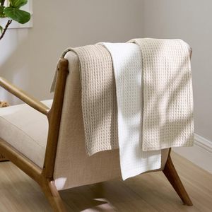 Waffle Duvet <b>Set</b> Skin-Friendly 3 Pieces Winter Sheet Pillowcase Faux-Muslin Waffle Weave Polyester Gauze Duvet Cover <b>Set</b> - Product Image 4