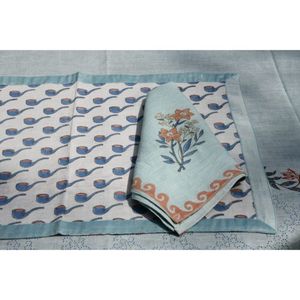 Servilletas de comedor, servilletas de mesa de lino puro para cena, tamaño impreso múltiple, 50*50 cm, producto a granel hecho a mano - Product Image 1