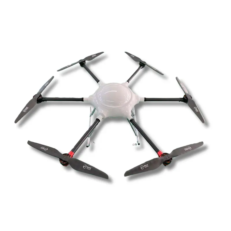 Personalizado Unibody fibra de carbono propagación agrícola UAV FPV Drone Marco de mapeo brazo plegable Cnc piezas de reparación