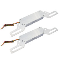 Luz de freno DRL para motocicleta, luz intermitente trasera, intermitente, colorida, Universal